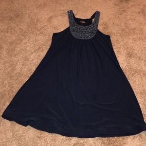 Navy blue dress